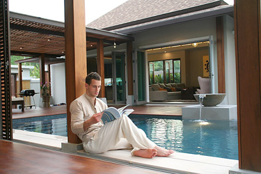 Pool, Waterfall and Terrace